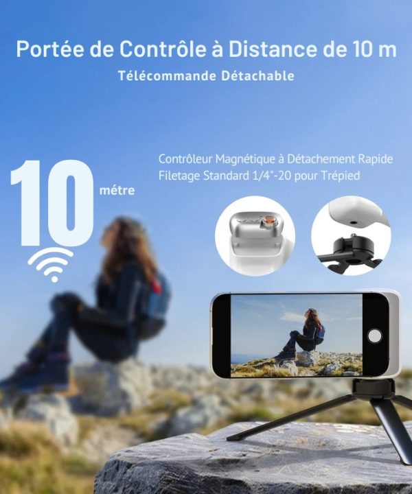 Portée de Contrôle à Distance de 10 m Télécommande Détachable (4)